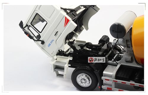 徐工水泥搅拌车 工程车模型 原厂1:35白色黄罐20180014